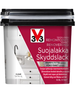 V33 CLEAR 500ML SUOJALAKKA TYÖTASOILLE Main Image