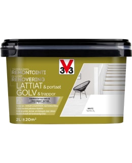 V33 WHITE 2L KAAKELIMAALI LATTIOILLE Main Image