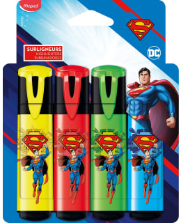 MAPED 740733 HIGHLIGHTERS SUPERMAN X4 Main Image