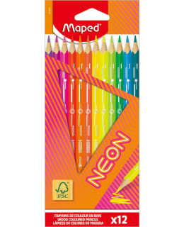 MAPED 831802 COLOURED PENCILS FSCNEONX12 Main Image