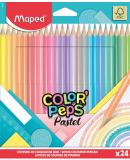 MAPED PASTEL COLORPEPS VÄRIKYNÄT 24KPL Main Image