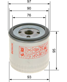 BOSCH 0 451 103 252 ÖLJYNSUODATIN Main Image