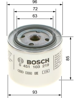 BOSCH 0 451 103 219 ÖLJYNSUODATIN Main Image