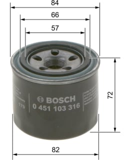 0 451 103 316 ÖLJYNSUODATIN Main Image