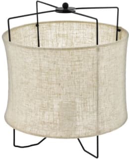 EGLO ZINA E27 black/linen table lamp Main Image