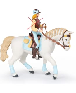 PAPO 51545 BLUE TRENDY RIDER'S HORSE Main Image