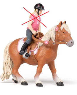 PAPO 51559 SHETLAND PONY WITH SADDLE Main Image