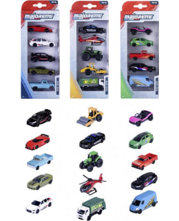 MAJORETTE KATUAUTOT 5KPL PAKKAUS Main Image