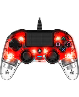 NACON LED RED COMP.CONTROLLER PS4 Main Image