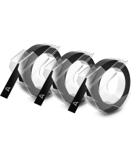 DYMO 9MM 3KPL MUSTA KOHOKIRJOITINTEIPPI Main Image