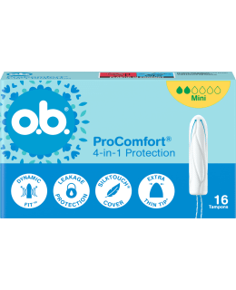 O.B. PROCOMFORT MINI 16 KPL TAMPONI Main Image