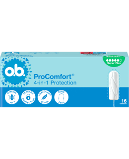 O.B. PROCOMFORT SUPER PLUS 16 PCS TAMPON Main Image