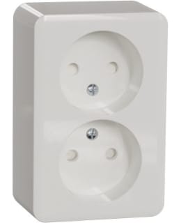 Schneider Electric Exxact 2-osainen pintapistorasia Main Image