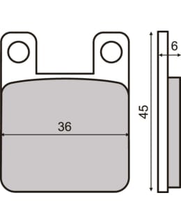BRAKE PADS, FRONT / REAR Main Image