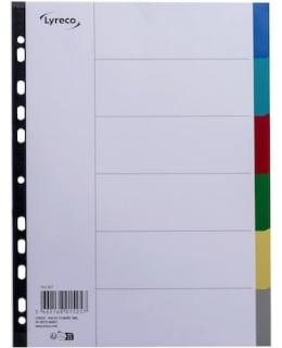 LYRECO A4 6-OSAINEN PP VÄLILEHTI Main Image