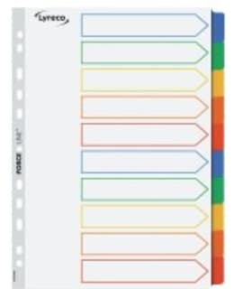 LYRECO MYLAR A4 10-OS VÄLILEHDET Main Image