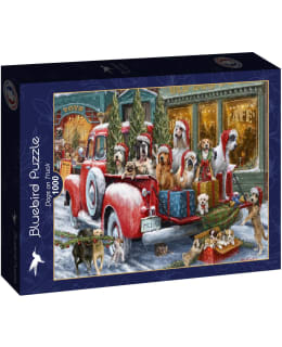 BLUEBIRD CHRISTMAS DOGS ON TRUCK 1000P Main Image