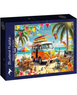 BLUEBIRD CAMPING VAN AT THE BEACH 1000P Main Image