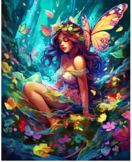 FA FAIRY AND BUTTERFL TIMANTTIMAALAUS Main Image
