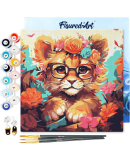 MINI NUMEROMAALAUS FANTASY LION CUB Main Image