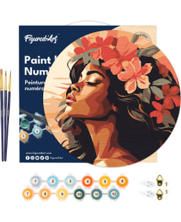 FA FLORAL WOMAN PUINEN NUMEROMAALAUS Main Image