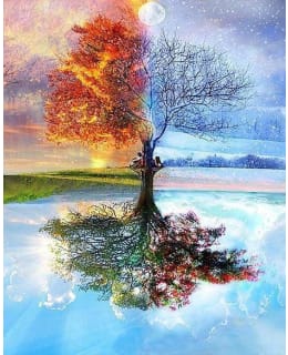 NUMEROMAALAUS RULLA 4 SEASONS TREE Main Image