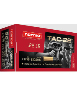 NORMA USA TAC 22LR LRN 2,6G 50 PATRUUNA Main Image