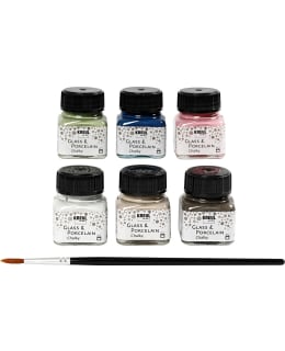 6X20 ML LASI- JA POSLIINIMAALILAJITELMA Main Image