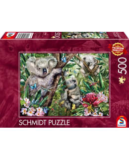 SCHMIDT CUTE KOALA FAMILY 500P PALAPELI Main Image