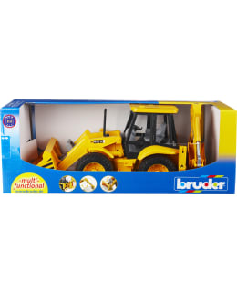 BRUDER 02428 JCB 4CX KAIVURIKUORMAAJA Main Image
