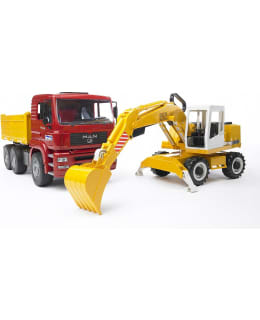 BRUDER MAN TGA KUORMA-AUTO JA LIEBHERR Main Image