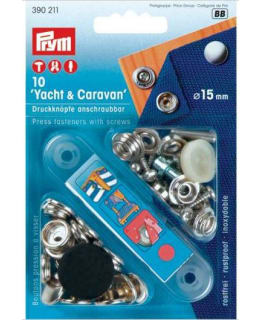 PRYM 10KPL 15MM NEPPARIT RUUVILIITOS Main Image