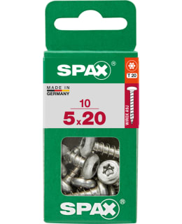 SPAX TX 5X20 KUPUKANTA 10KPL YLEISRUUVI Main Image