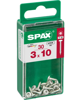 SPAX PZ 3X10 KUPUKANTA 30KPL YLEISRUUVI Main Image