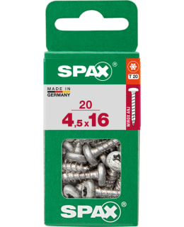 SPAX TX 4,5X16 KUPUK. 20KPL YLEISRUUVI Main Image