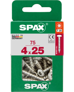 SPAX TX 4X25 KUPUKANTA 75KPL YLEISRUUVI Main Image