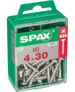 SPAX PZ 4X30 KUPUKANTA 60KPL YLEISRUUVI Main Image