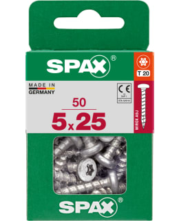 SPAX TX 5X25 KUPUKANTA 50KPL YLEISRUUVI Main Image