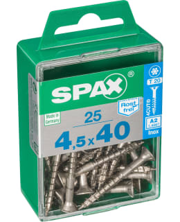 SPAX TX 4,5X40 RST UPPOK. 25KPL Y.RUUVI Main Image