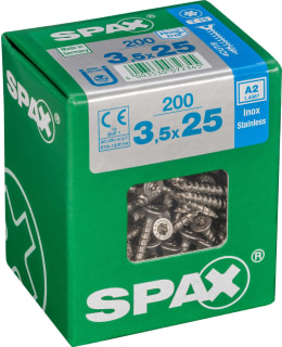 SPAX TX 3,5X25 RST UPPOK. 200KPL Y.RUUVI Main Image