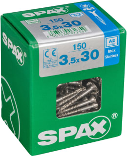 SPAX TX 3,5X30 RST UPPOK. 150KPL Y.RUUVI Main Image