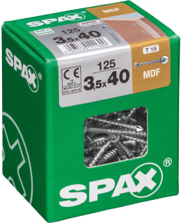 SPAX TX 3,5X40 125KPL MDF-LEVYRUUVI Main Image