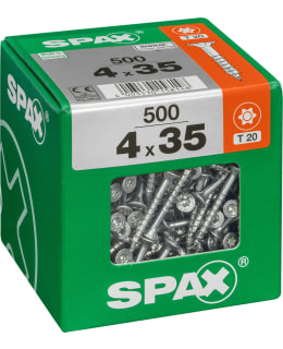 SPAX TX 4X35 UPPOKANTA 500KPL YLEISRUUVI Main Image