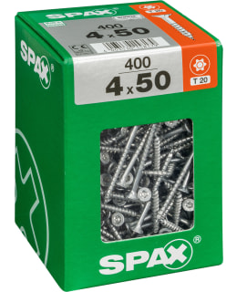 SPAX TX 4X50 UPPOKANTA 400KPL YLEISRUUVI Main Image