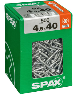 SPAX TX 4,5X40 UPPOK. 500KPL YLEISRUUVI Main Image