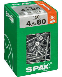 SPAX TX 4,5X80 UPPOK. 150KPL YLEISRUUVI Main Image