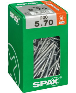 SPAX TX 5X70 UPPOKANTA 200KPL YLEISRUUVI Main Image