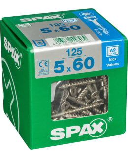 SPAX TX 5X60 RST UPPOK. 125KPL Y.RUUVI Main Image