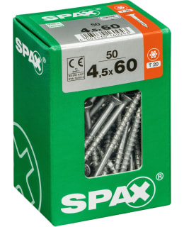 SPAX TX 4,5X60 UPPOK. 50KPL YLEISRUUVI Main Image