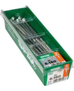 SPAX TX 6X160 UPPOKANTA 20KPL YLEISRUUVI Main Image